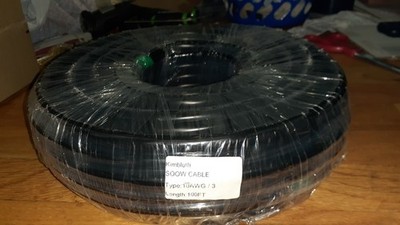 10/3 SOOW 10 AWG 100 FEET USA Portable Outdoor Indoor 600 V Flexible Wire Cable