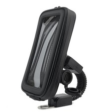 Rearview Mount Phone Stand with USB Port Phone Mount Holder Phone Bag
