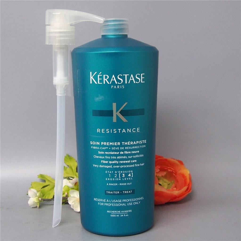 WITH PUMP Kerastase Resistance Soin Premier Therapiste 1000ml