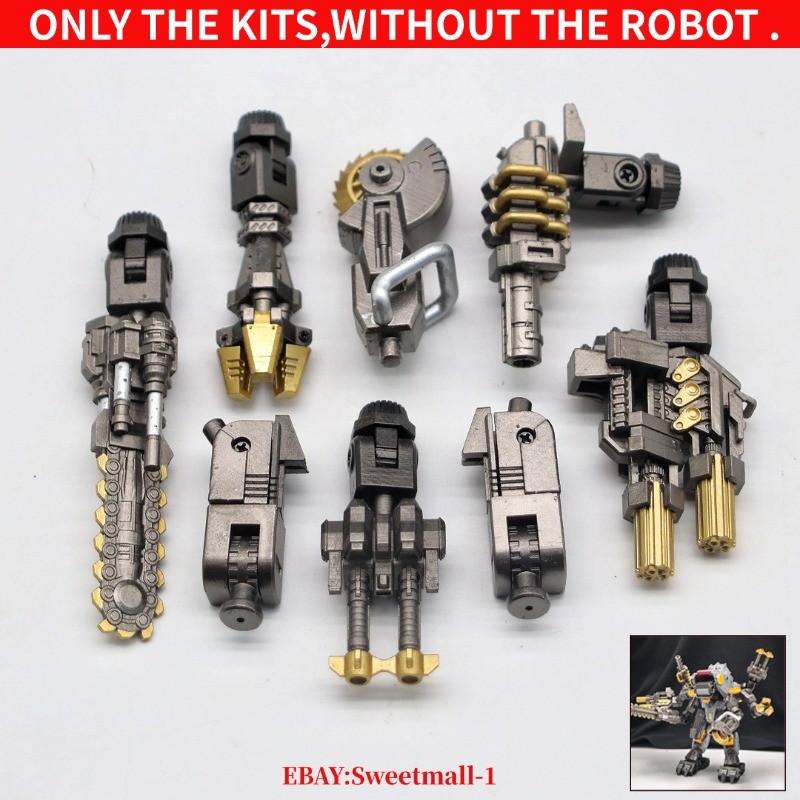 3D DIY Gun Cannon Weapon Thigh Upgrade Kit For AGE OF THE PRIME AMALGAMOUS PRIME