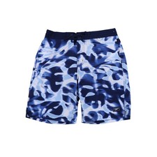 Speedo Men's Board Shorts Printed Swim Stretch Active Blue Basin 9" New