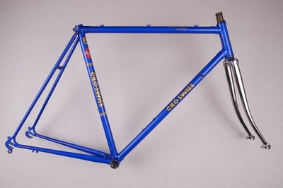 Clio Swiss Handmade Rennrad Rahmen, Columbus Tretubi Aelle, RH-57cm (06)