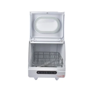Lave-vaisselle portable blanc avec réservoir d'eau 110V 60Hz
