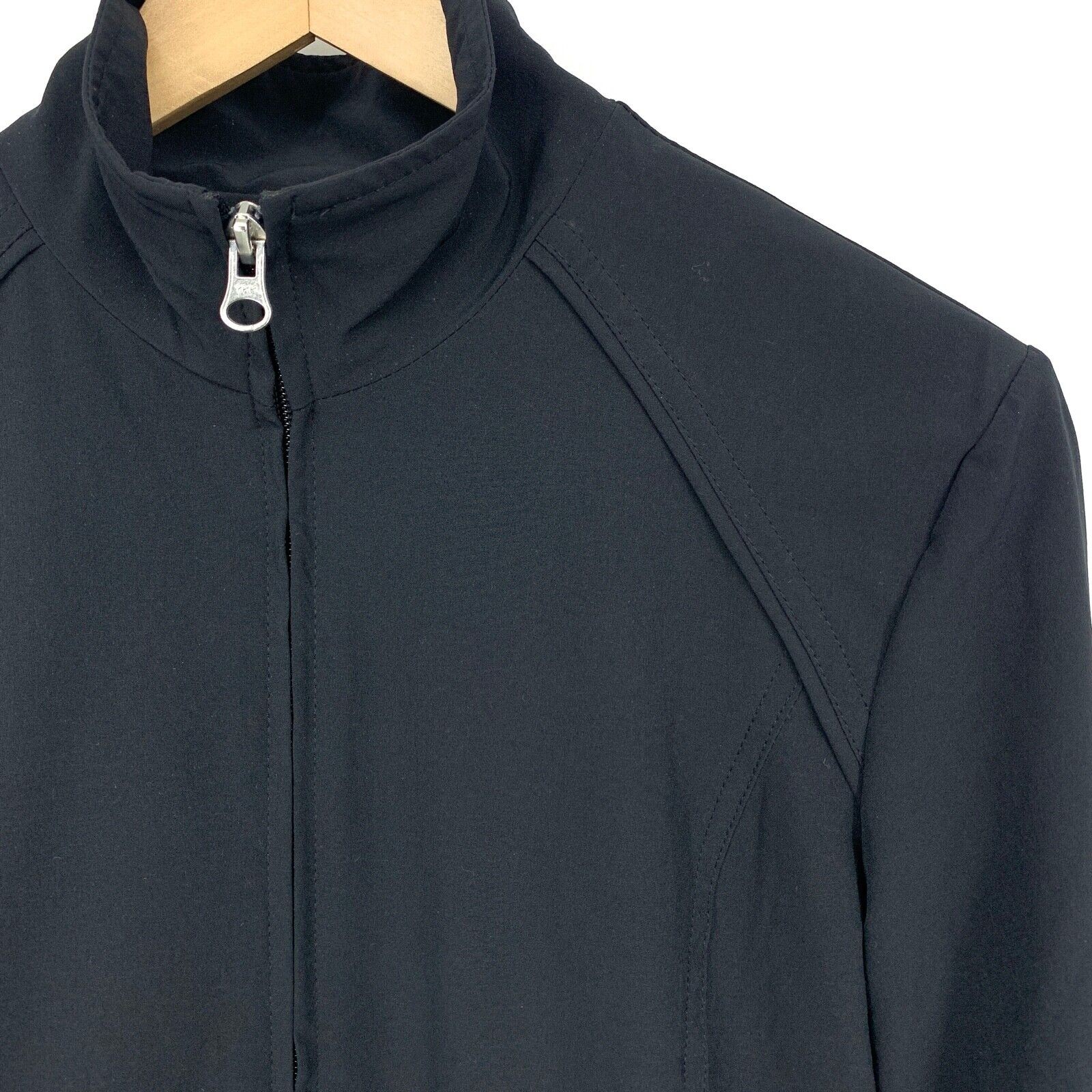 Lucy Tech Active Jacket Black Windbreaker Size S - image 2