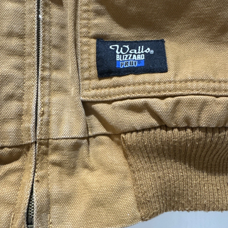 Tan Walls Blizzard Insulated Heavy Duck Jacket Youth S 6-7 Boys Girls - Image 4 of 4