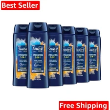 Men Moisturizing Body, Face and Hair Wash, 3-in-1 For Hydrated Skin and Hair,...