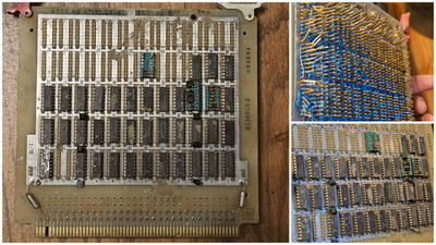 402 Grams Vintage High Grade IC Wire-Wrap Augat Board Scrap Gold Recovery 1981