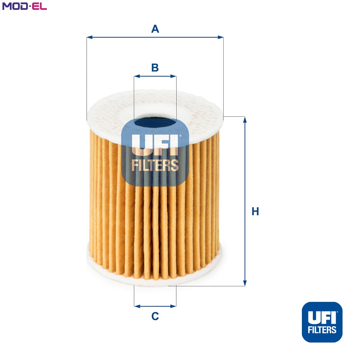 OIL FILTER 25.035.00 FOR SMART FORTWO/Cabrio/HATCH/PEQUENO ROADSTER CABRIO 0.6L - Image 3