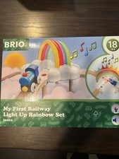 BRIO My First Railway Light Up Rainbow Train Set Brand New Sealed