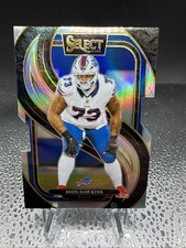 2024 Panini Select Dion Dawkins Silver Prizm Die Cut #152 Card