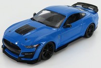 Maisto 1/18 Ford Mustang Shelby GT500 Coupe 2020 Blau Statisches Modell Diecast