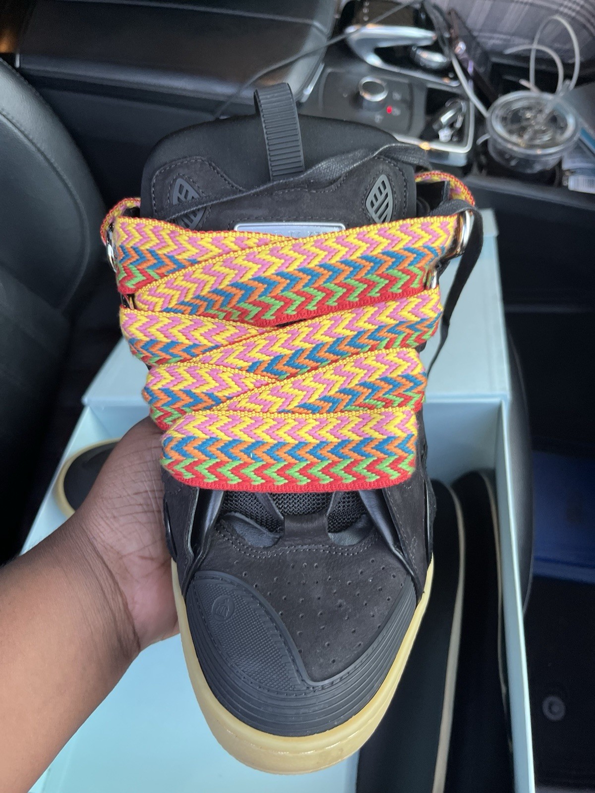 Lanvins Men's Curb Sneakers Size 44 (11)