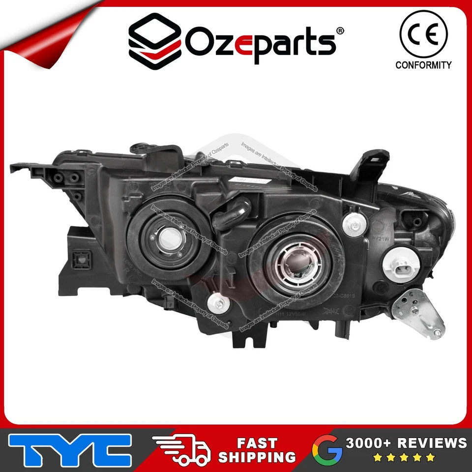 RH Right Hand Head Light Lamp Halogen For Mitsubishi Challenger PB PC 09~15 - Image 4 of 4