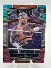 2022 Panini WWE Select Tri-Color Prizms #58 Solo Sikoa