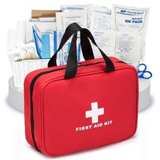 391 PIECE FIRST AID KIT MEDICAL EMERGENCY TRAVEL HOME CAR TAXI WORKPLACE HOLIDAY