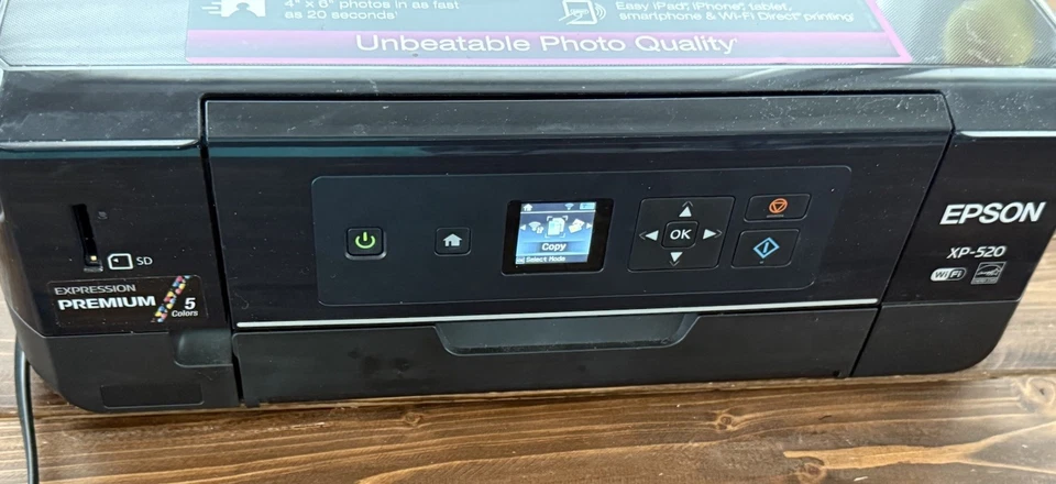 Epson Expression Premium XP-520 Wireless Color Photo Printer Scanner All-In-One - Image 3 of 4