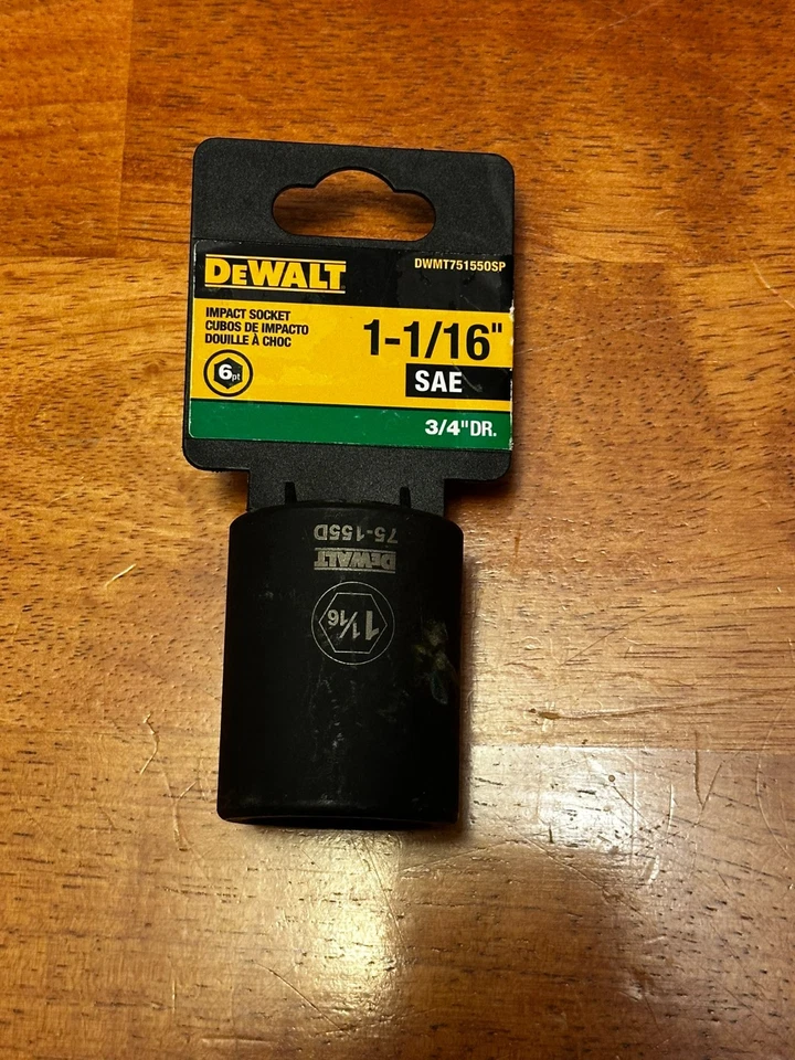Dewalt 3/4 inch Drive Impact Socket 6 point - Image 3 of 4