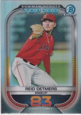 2021 Bowman #BTP-83 Reid Detmers Chrome Bowman Scouts Top 100