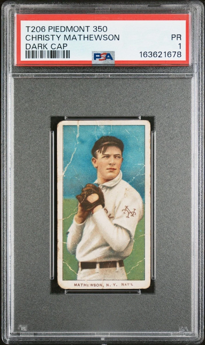 Christy Mathewson Professional Sports Authenticator (PSA) Baseball