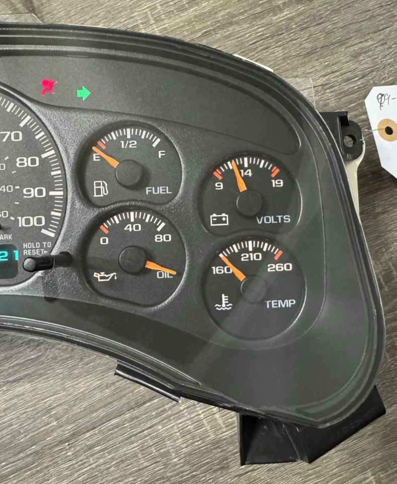 Cuadro de instrumentos Silverado Sierra Tahoe Yukon 1999-2002 tablero suburbano Foto 4 de 4