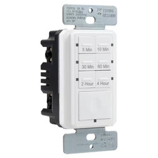 15 Amp 4-Hour In-Wall Push Button Countdown T...