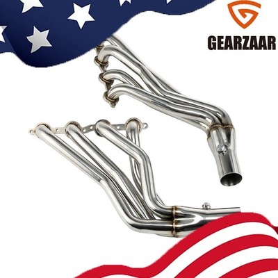 Long Tube Stainless Steel Headers w/ Gaskets for Chevy GMC 07-14 4.8L w/ Gaskets