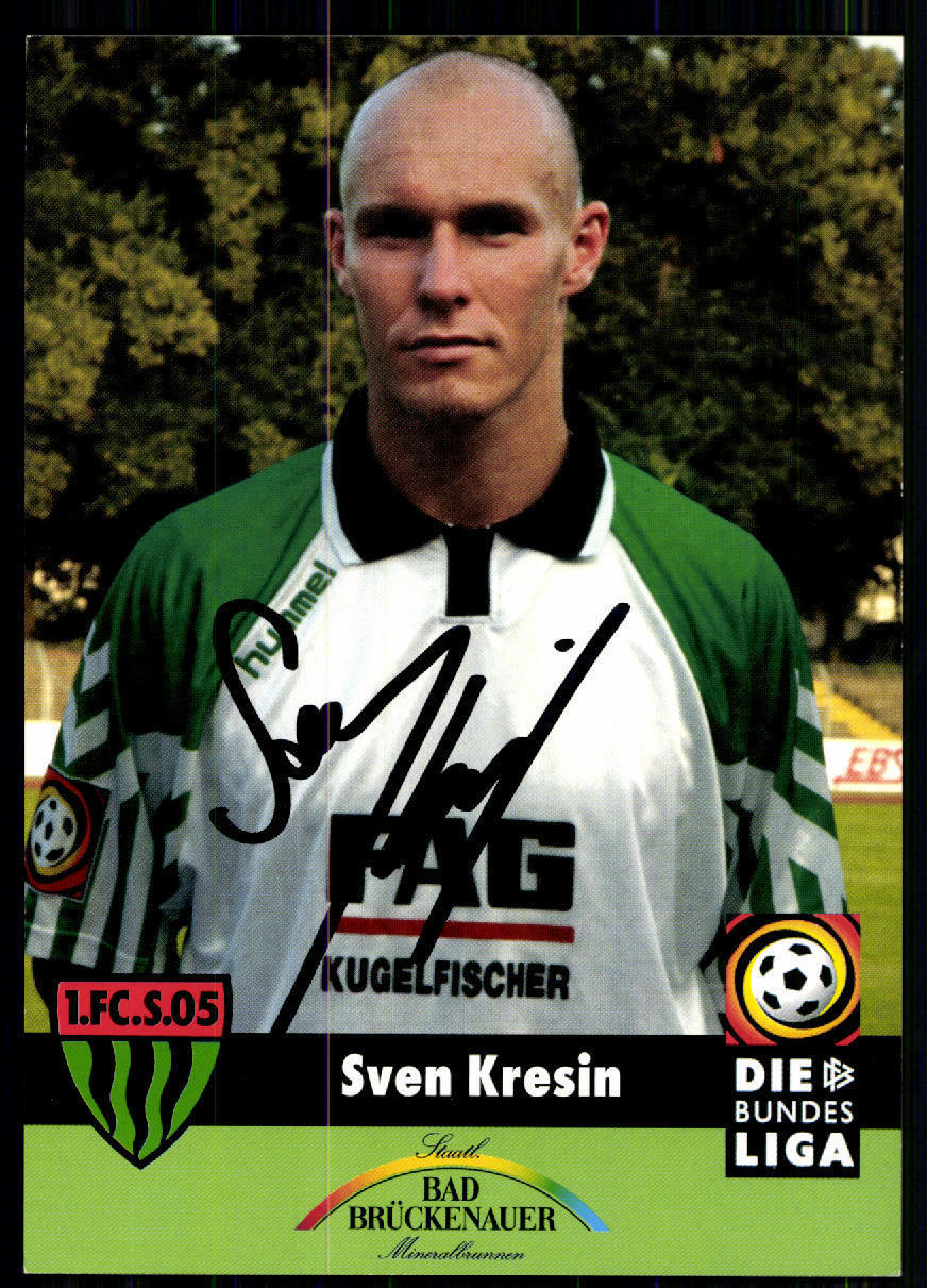 Sven Kresin FC Schweinfurt 05 2001-02 Top AK +A15700 + A 77517