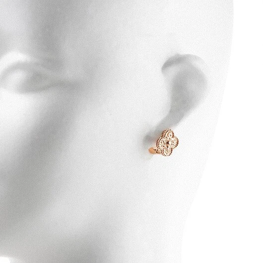 Van cleef stud earrings sale