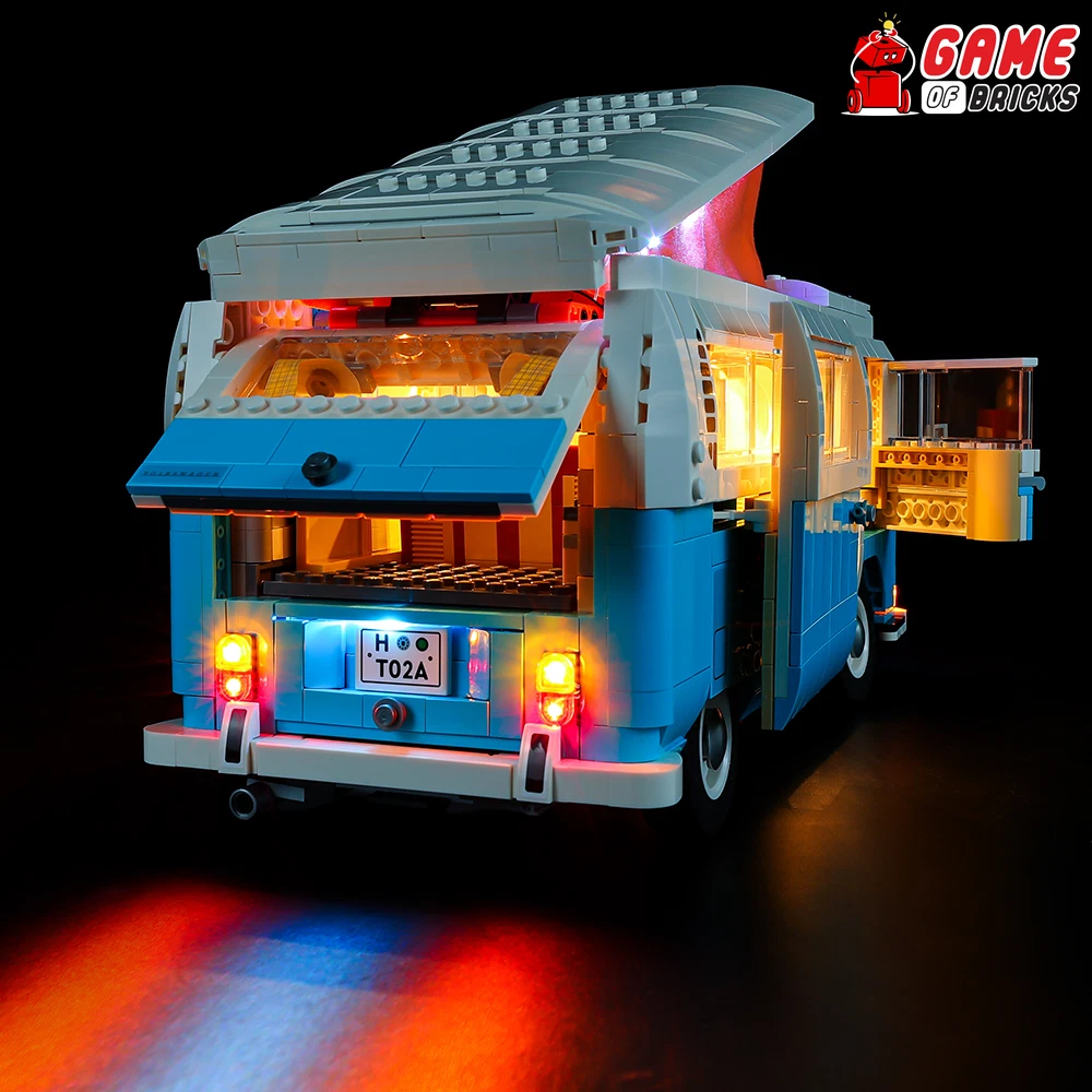 Kit d'éclairage LED pour camping-car Volkswagen T2 Compatible avec