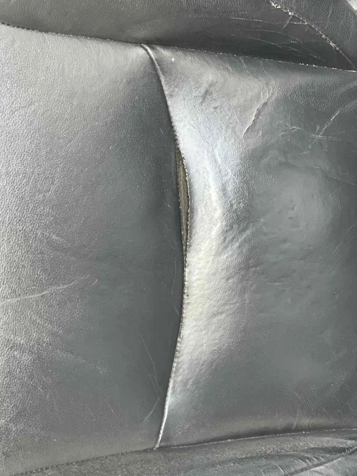 Se adapta a MITSUBISHI OUTLANDER SPORT 2013 asiento del conductor delantero izquierdo cuero negro ver fotos Foto 3 de 4