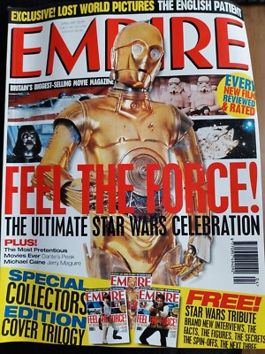 Empire 1997 Star Wars C3PO cover Colin Firth Clare Danes Juliette Binoche