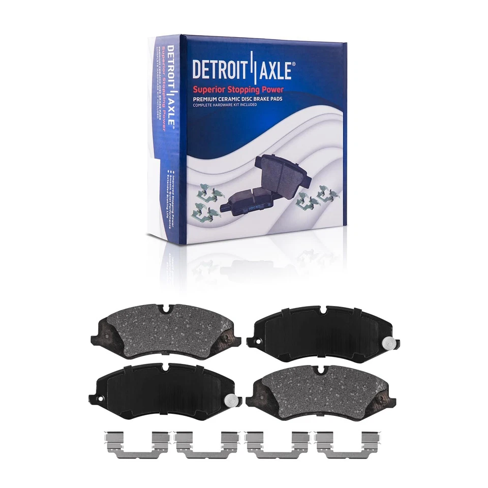 10pc Front Rear DRILLED Rotors Brake Pads for 2010 - 2013 Range Rover Sport LR4 - Image 4 of 4
