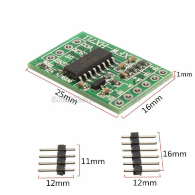 2/5/10PCS HX711 Weighing Sensor Dual-Channel 24 Bit High Precision AD Module