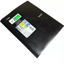 Mead Five Star 2 Pocket Folder with Prong Fasteners, Folder with Pockets Black