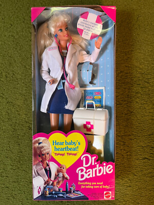 1987 Mattel Doctor Barbie And Vet Barbie- Sounds Do Not Work | eBay