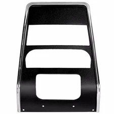 1967 1968 Chevy Camaro Center Dash Panel Black without AC Hole Dynacorn