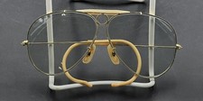 Vintage Bausch  Lomb B L Ray Ban 1/30 10k GO Glasses Aviator Shooter Coiled