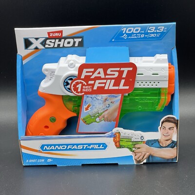 Zuru X Shot Water Warfare - Nano Fast-Fill Water Gun New