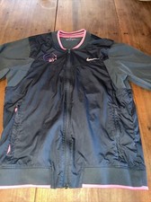 Nike Golf Tour performance  Windbreaker Jacket Full Zip Black W/ Pink  Sz S D8