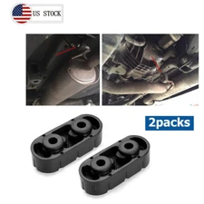 A Pair Fit GMC 99-17 Sierra 1500 2500 3500 Exhaust Hanger Insulator Mount Holder