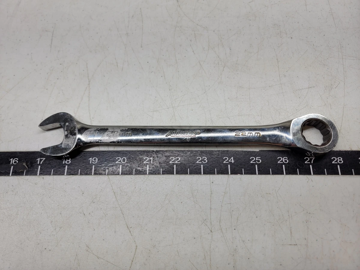 Atorn 22mm Ratcheting Combination Wrench 12 Point 51780014 b x eBay