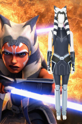 ahsoka red dress Ahsoka Tano Cosplay Costume from The Clone Wars COSFUN
