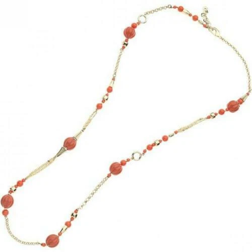 Collane e pendagli di bigiotteria perle rosse