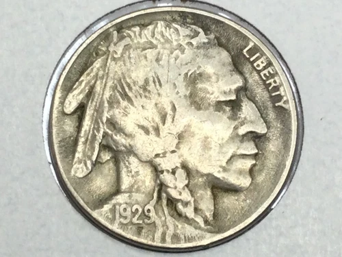 1929-P&S Buffalo Nickel duo in extra fine