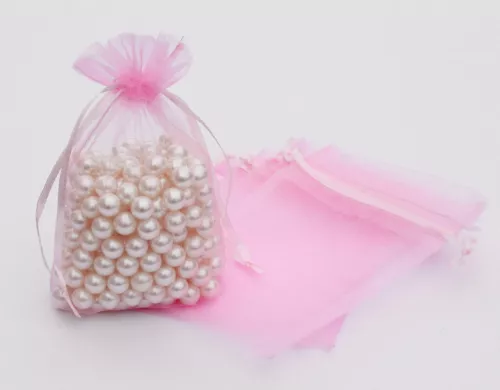50/100/200/500 organza matrimonio festa bomboniera regalo caramelle sacchetti trasparenti sacchetto gioielli - Foto 6 di 52