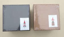 Christmas Gift Box 3 Piece Stacking Christmas Eve Stocking Snowman or Reindeer