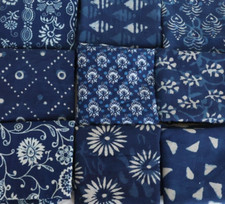 100 Assorted pre cut charm pack 5" squares 100% cotton fabric quilt scraps