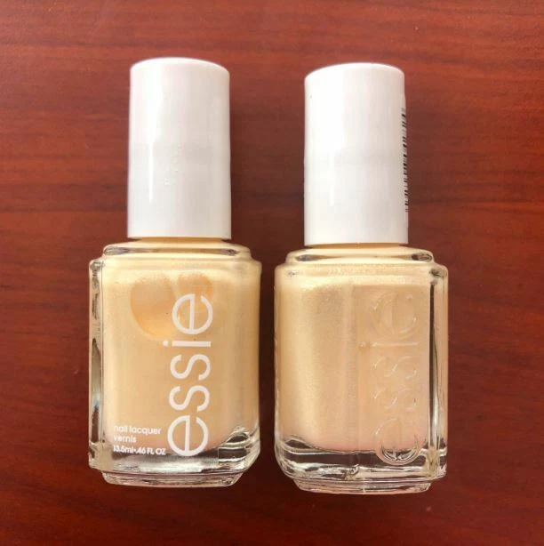 Essie Nail Polish Sunny Business 756 Yellow Gold with Glitter