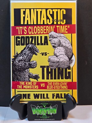 GODZILLA VS. FANTASTIC FOUR #1 MARVEL 2025 NM 1ST PRINT LEE GARBETT VS VARIANT