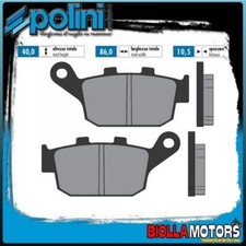 174.2073 REAR POLINI BRAKE PADS HONDA NTV 650 V 2 DEAUVILLE 650CC 200